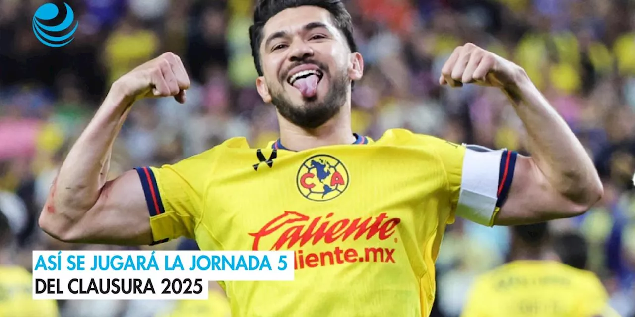 América y Tigres se miden en la Jornada 5 del Clausura 2025 de la Liga MX