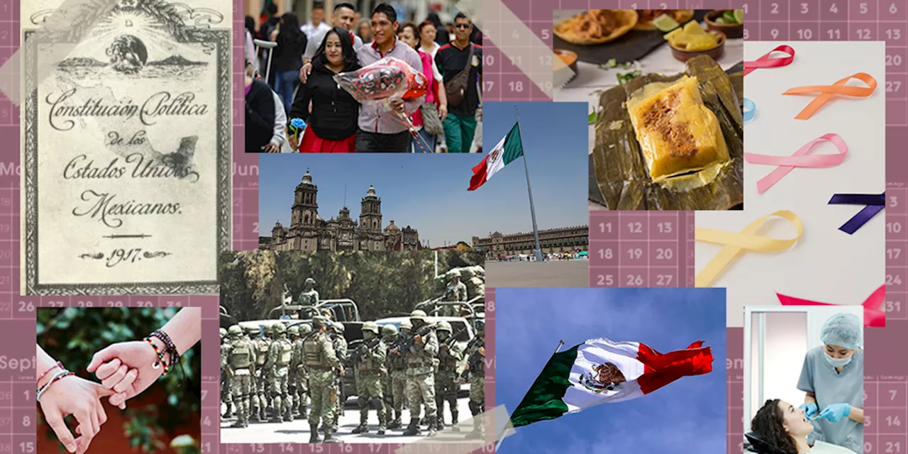 Efemérides y celebraciones Febrero: Amor y amistad, Candelaría, Bandera de México y más