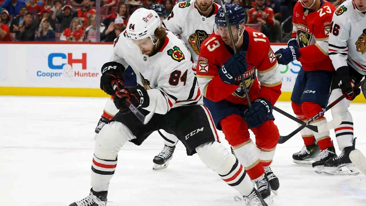 Blackhawks' Landon Slaggert scores 7 seconds into game