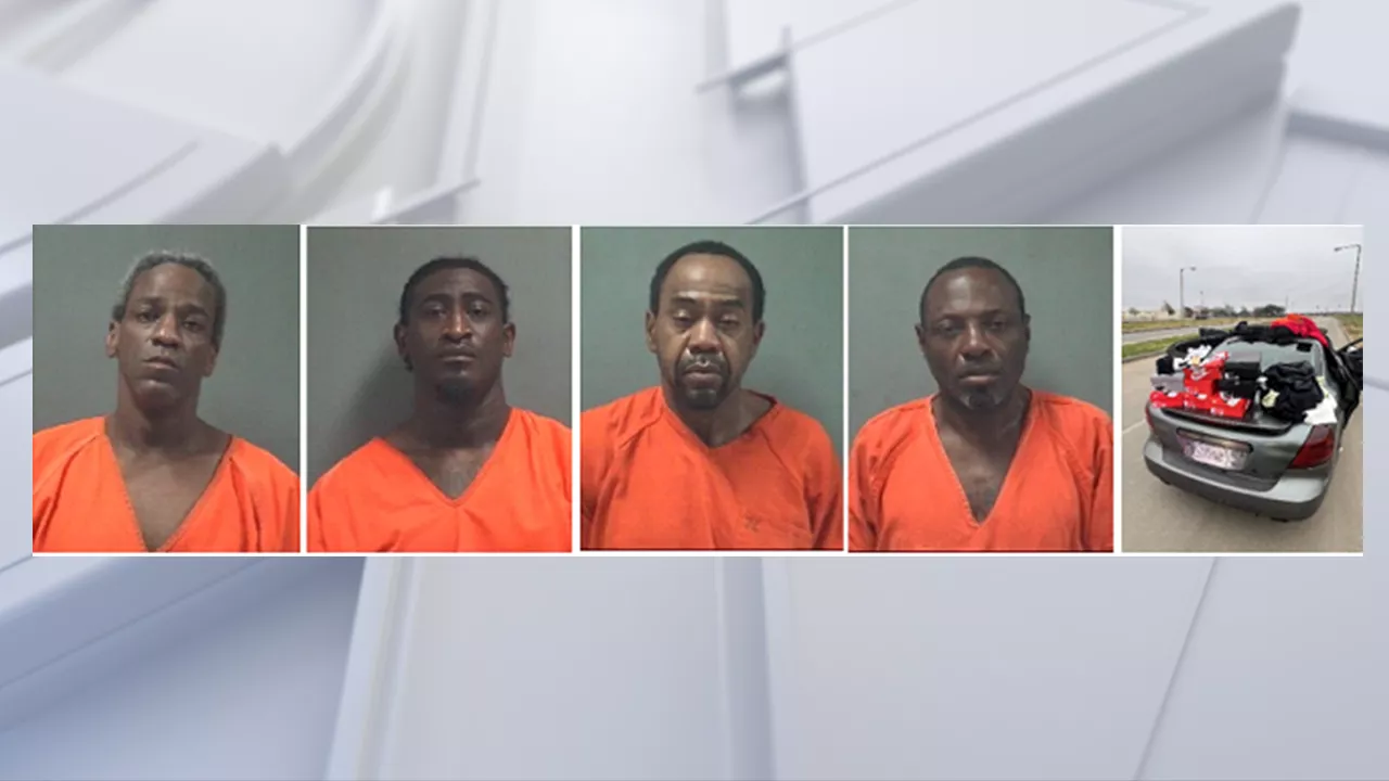 Four Men Arrested for $1,900 Theft at Nike Factory Outlet