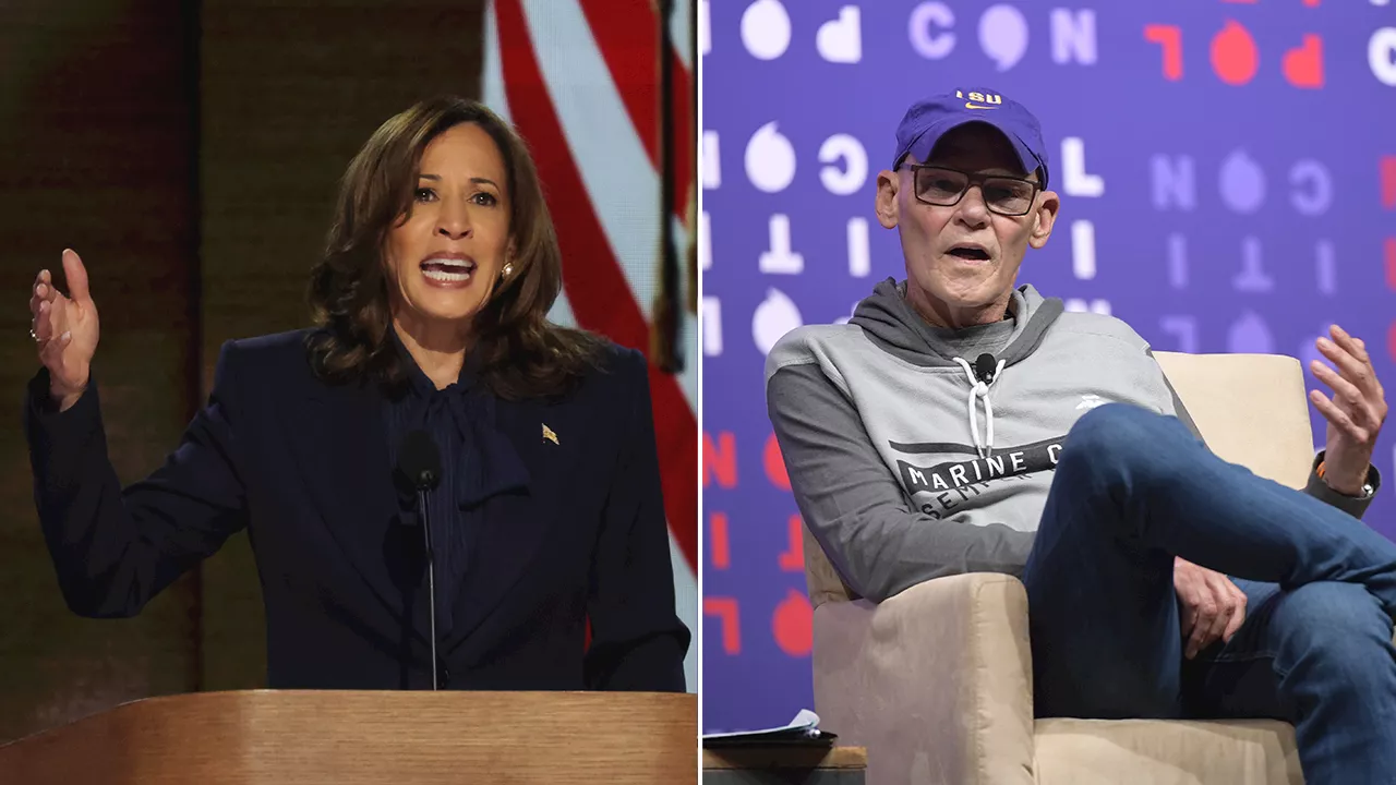 Carville Compares Harris to '7th String Quarterback' in 2024 Presidential Race