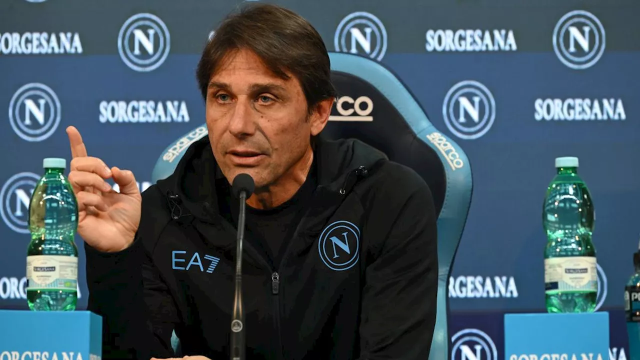 Conte: 'Quello del Napoli non sarà mai un mercato da big. Ci manca un sostituto di Kvara'