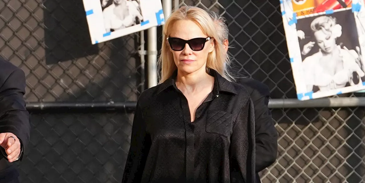 Pamela Anderson's Chic All-Black Ensemble Steals the Show