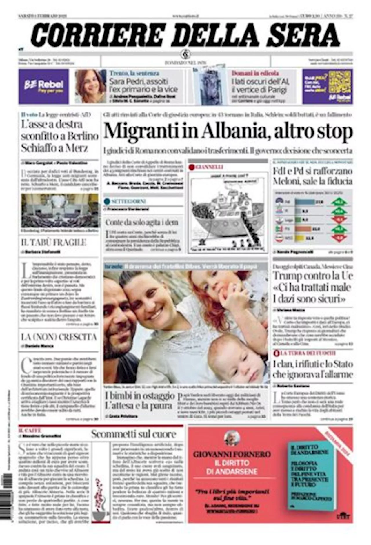 Migranti portati in Albania ritornano in Italia