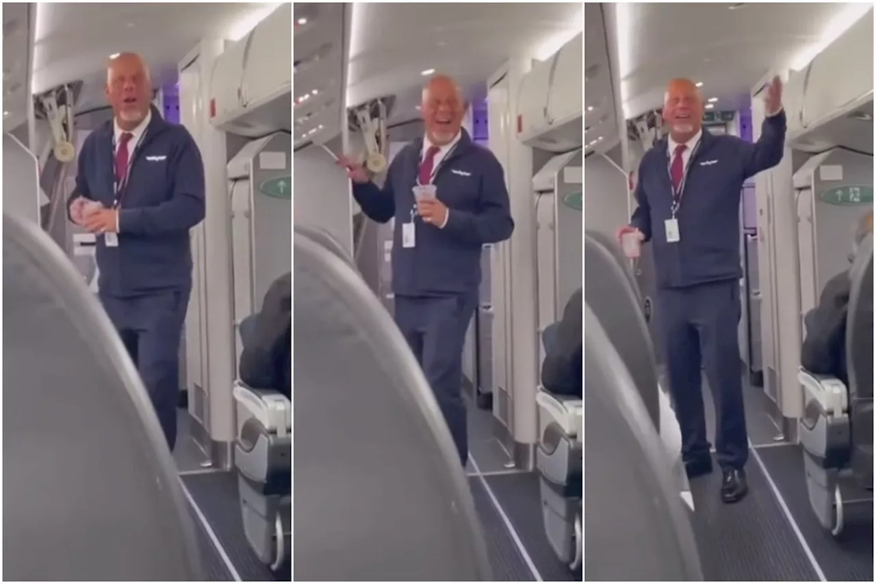 Vídeo viral do comissário 'melhor do mundo' antes de acidente aéreo nos EUA