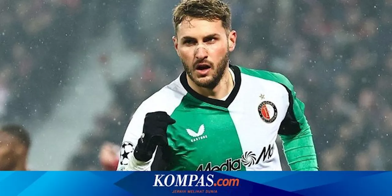 AC Milan Incar Santiago Gimenez, Penyerang Feyenoord yang Membara