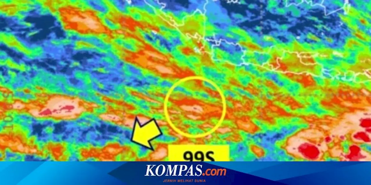 BMKG Waspadai Bibit Siklon Tropis 99S Berpotensi Berdampak pada Cuaca Indonesia