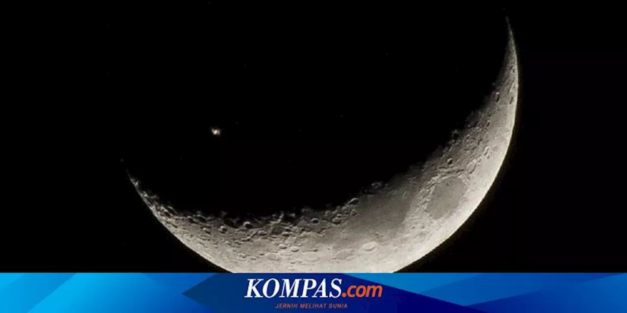 Super Crescent Moon dan Venus Berdekatan, Spesial di Malam Sabtu