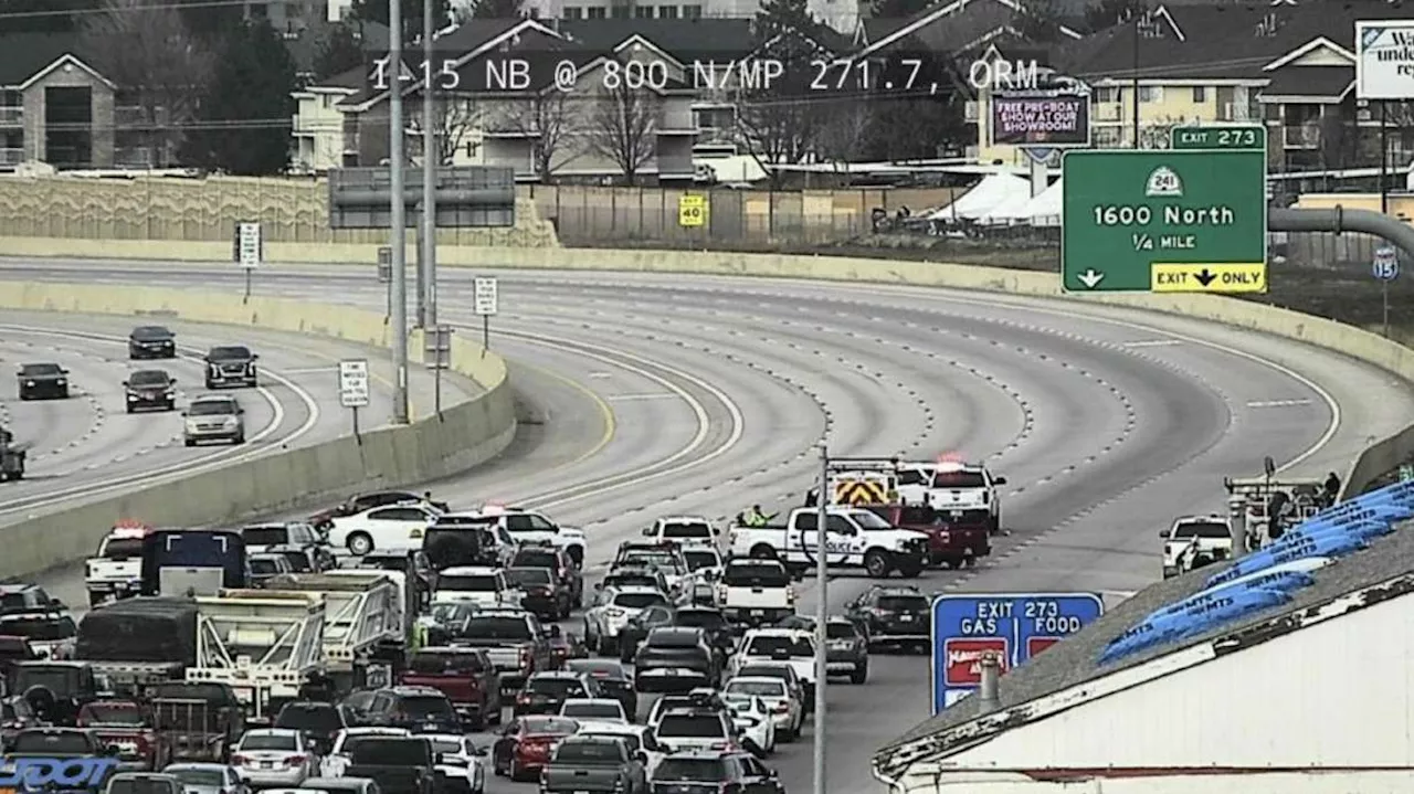 Multi-Vehicle Crash Causes Major Delays on Northbound I-15 in Orem