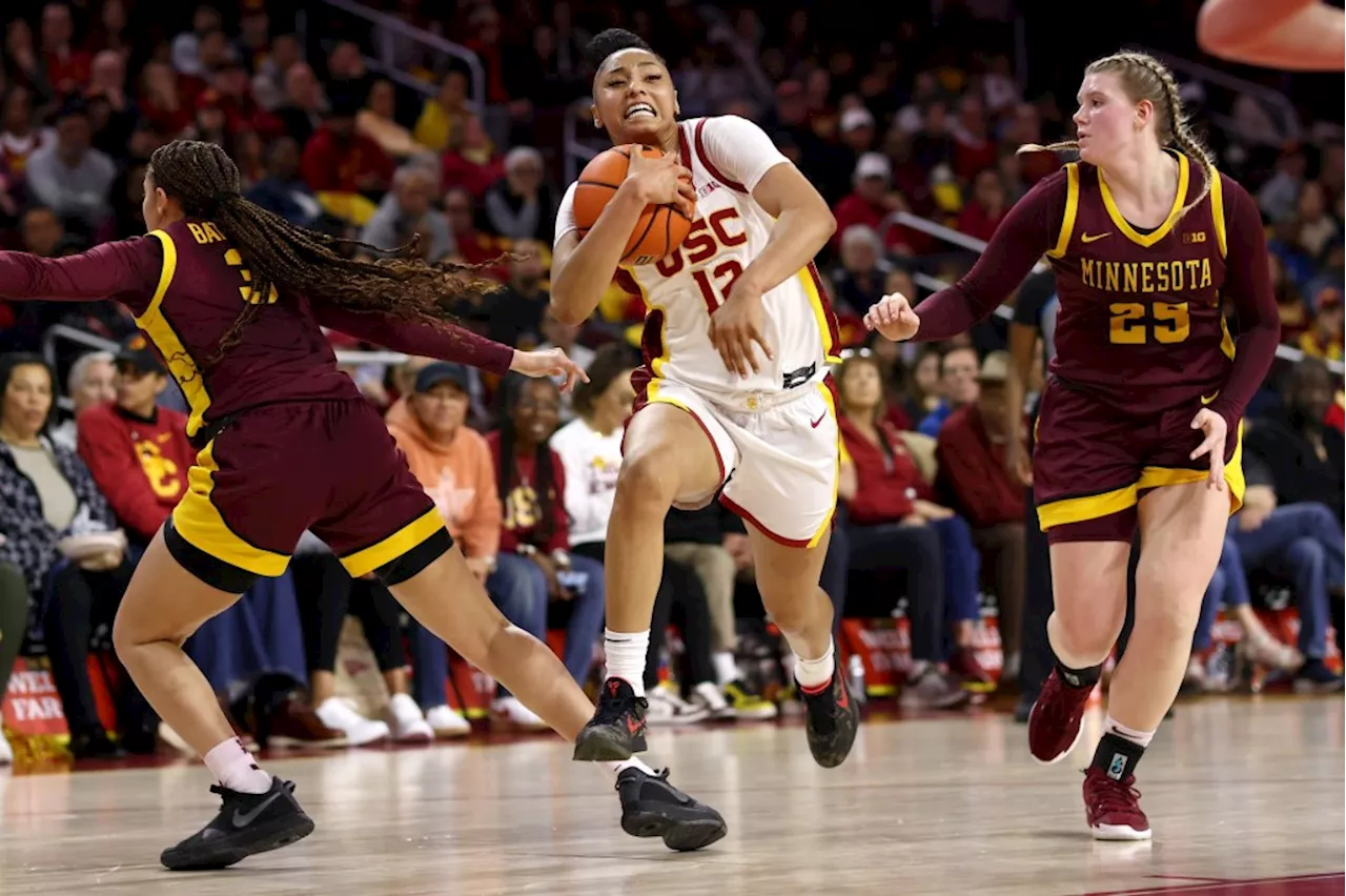 JuJu Watkins leads No. 4 USC into Caitlin Clark ‘frenzy’ at Iowa