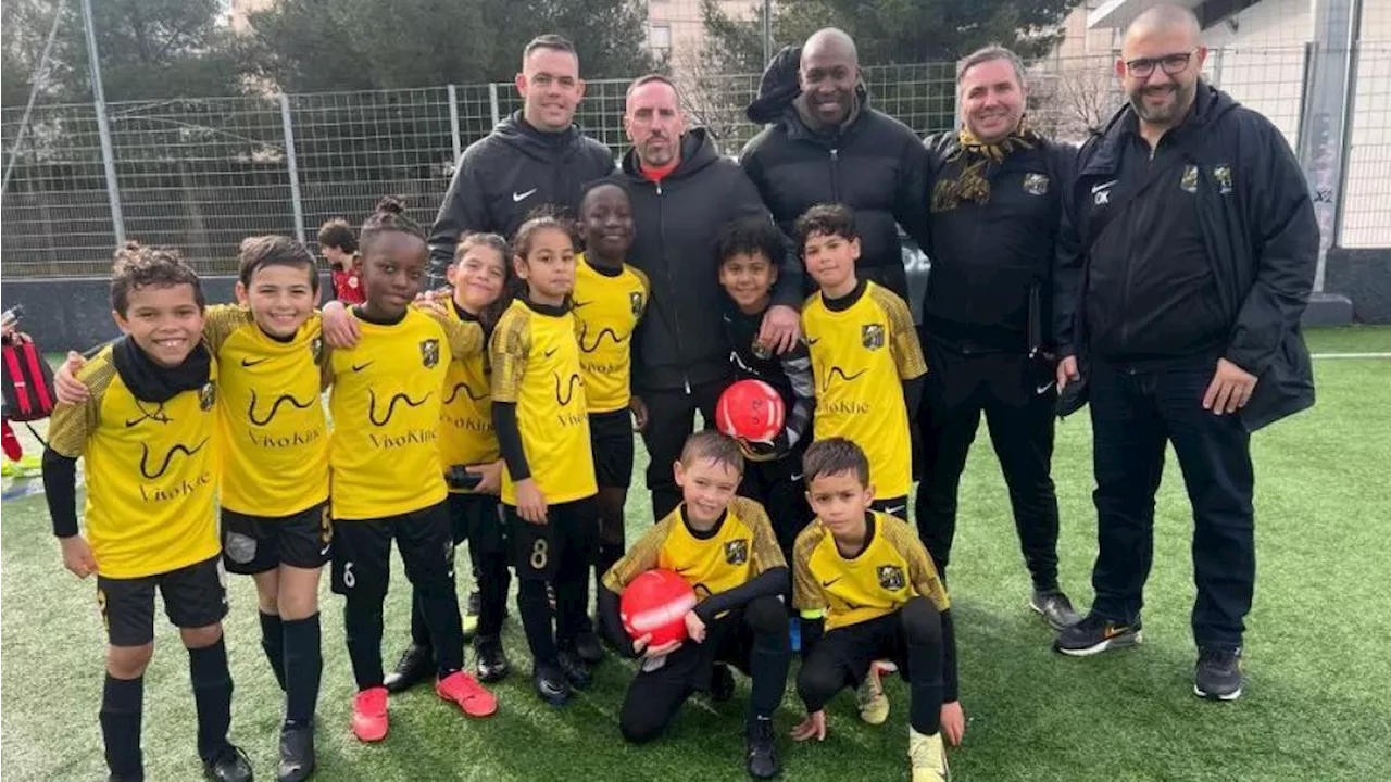 Franck Ribéry Fait la Joie des Enfants au Club Asc Vivaux Sauvagère