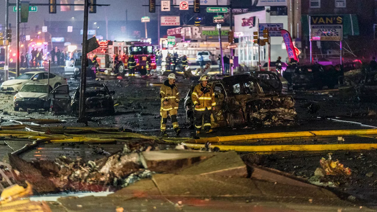 No survivors after medical plane carrying sick child erupts into fireball and crashes into Philadelphia...