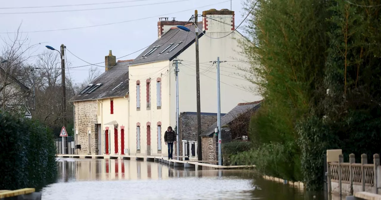 Inondations dans l’Ouest : la vigilance rouge levée dans l’Ille-et-Vilaine, le Morbihan et la Loire-Atlantique