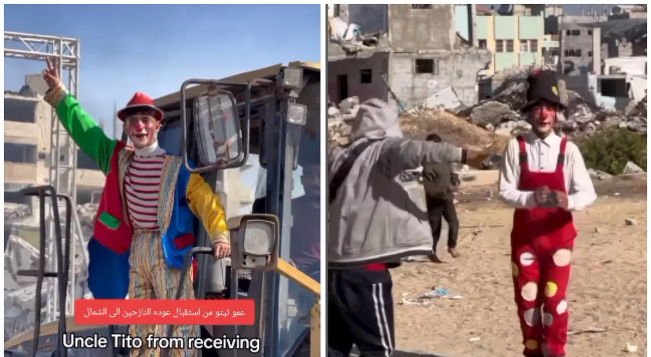 Zio Tito, il Clown di Gaza che Dona Speranza ai Bambini