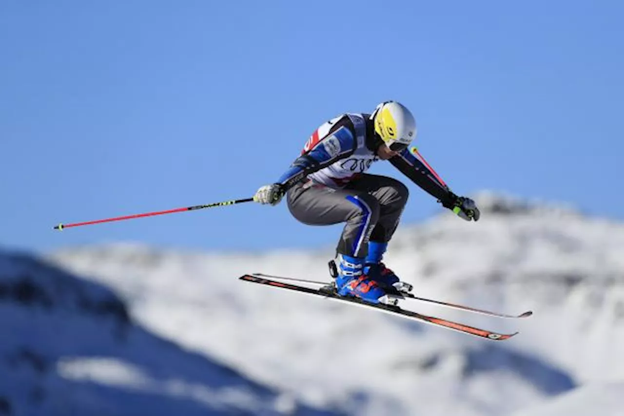 Youri Duplessis Kergomard 2e de la manche de Coupe du monde de skicross à Veysonnaz