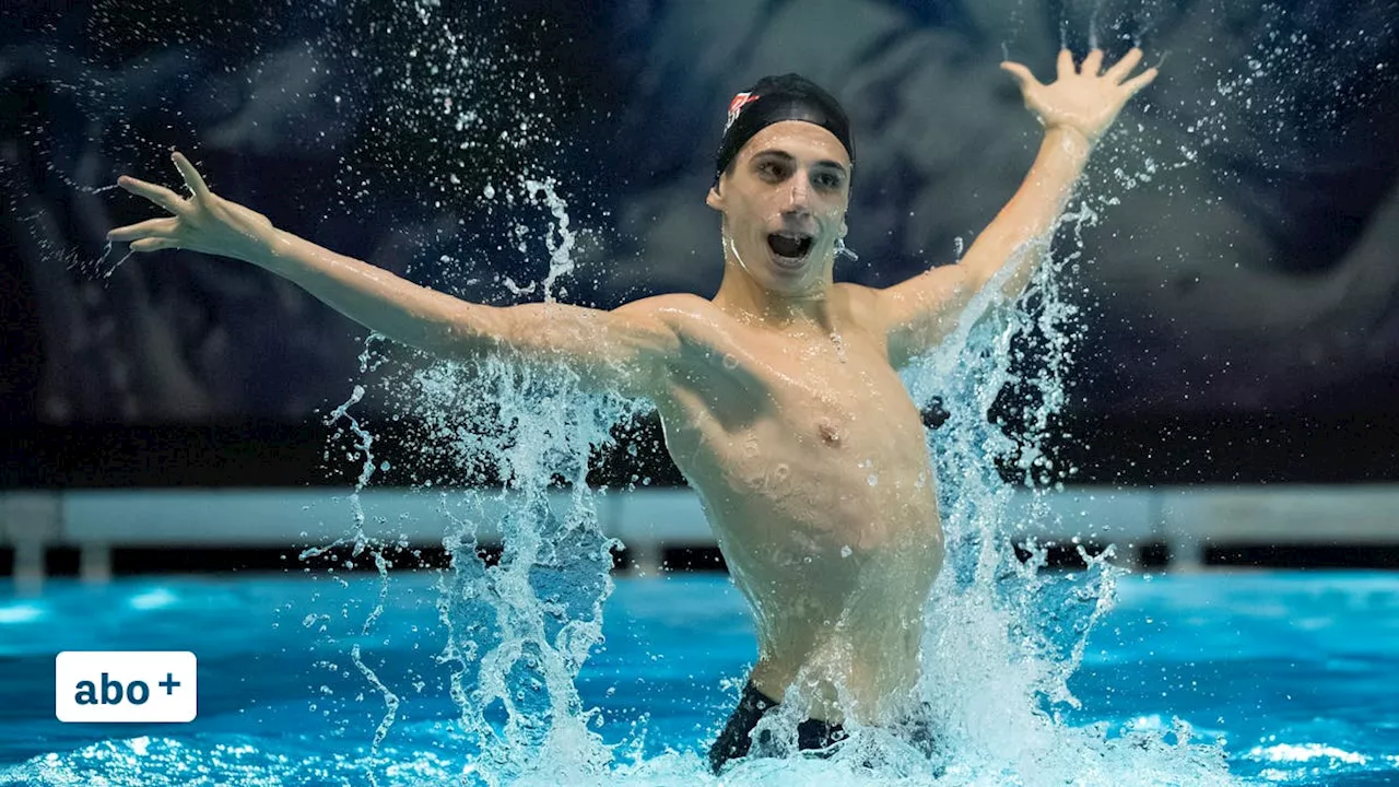 Badehose statt Badekleid: Francesco Cosentino ist der erste Mann im Nati-Kader im Artistic Swimming