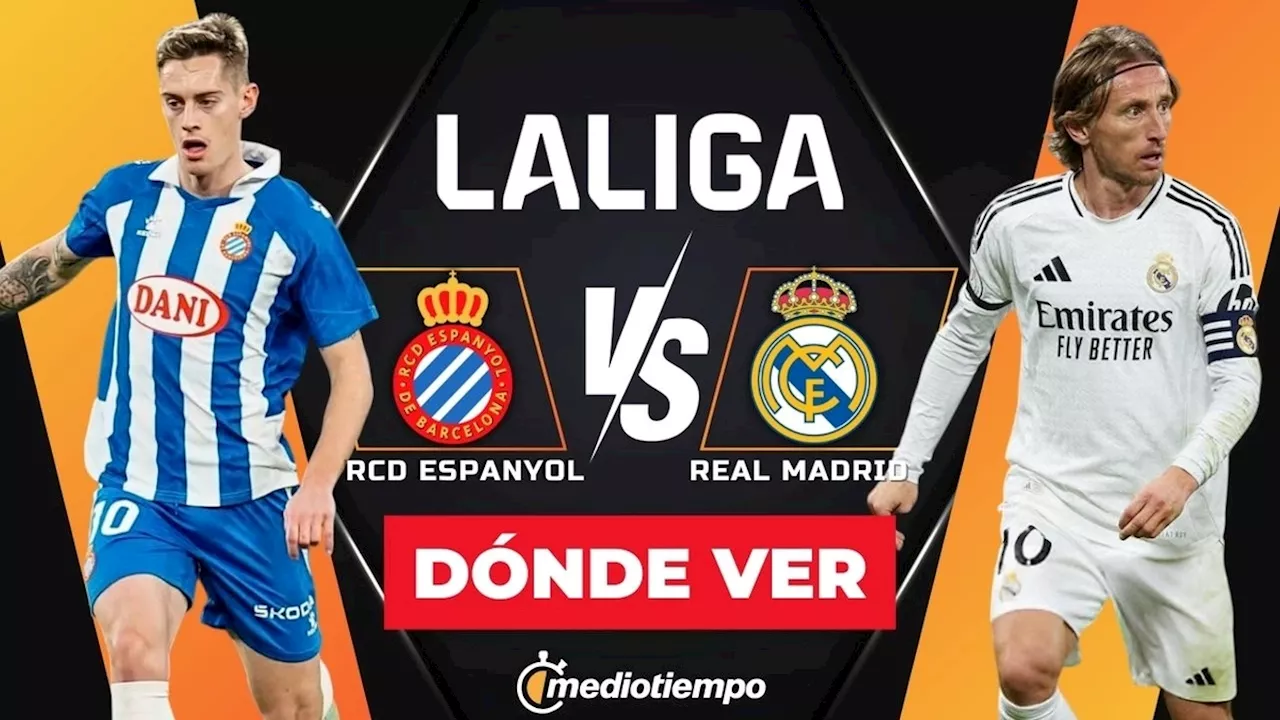 Espanyol vs Real Madrid EN VIVO: ¿A qué hora y dónde ver partido HOY LaLiga 2025?