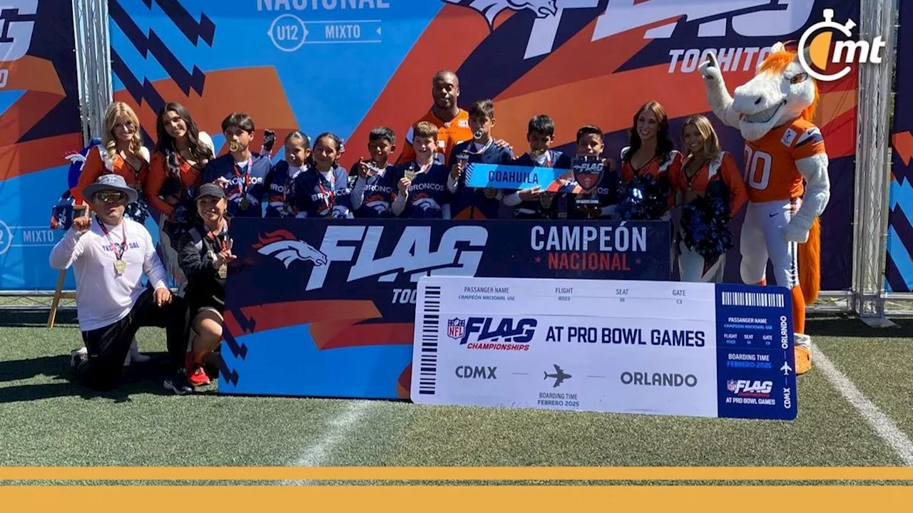 México participa en el Campeonato Internacional de Flag Football de la NFL; es parte del Pro Bowl