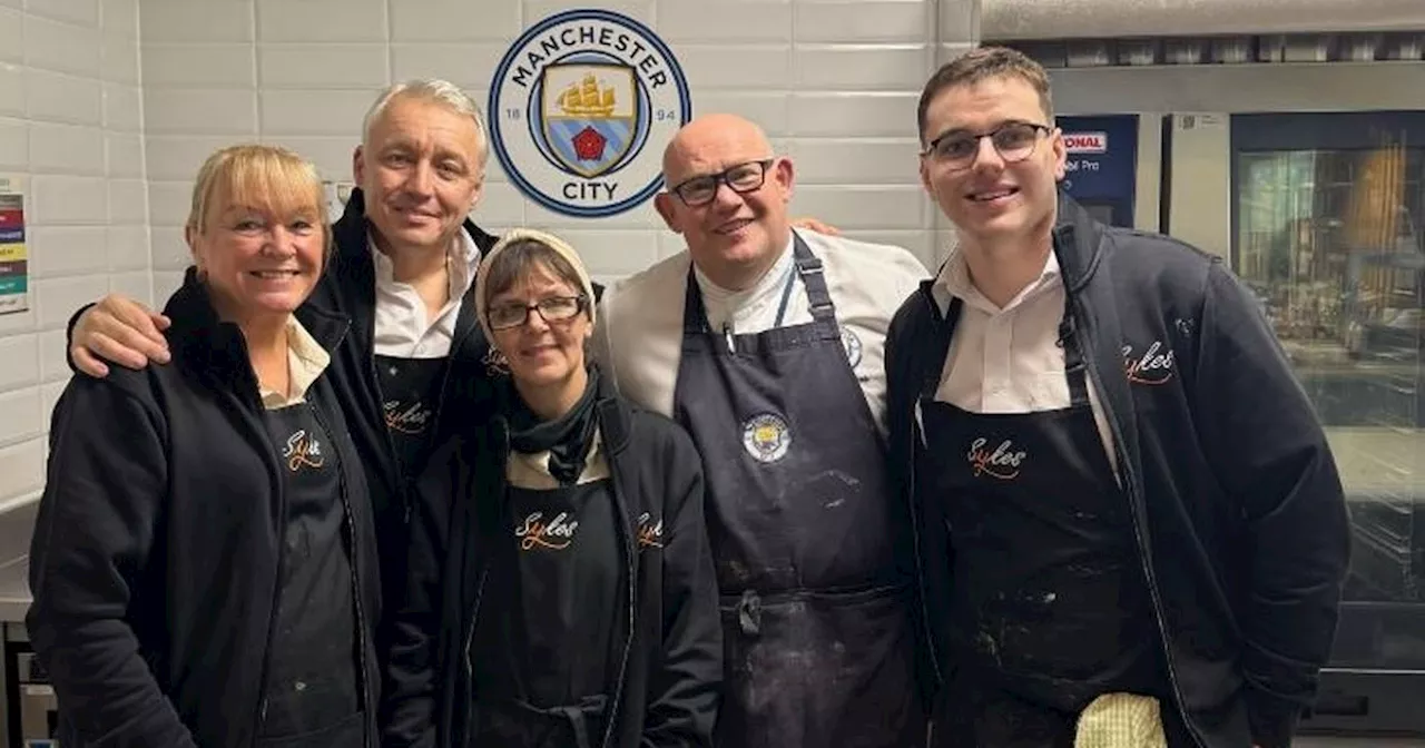 Manchester City players treated to 'best fish and chips in town'