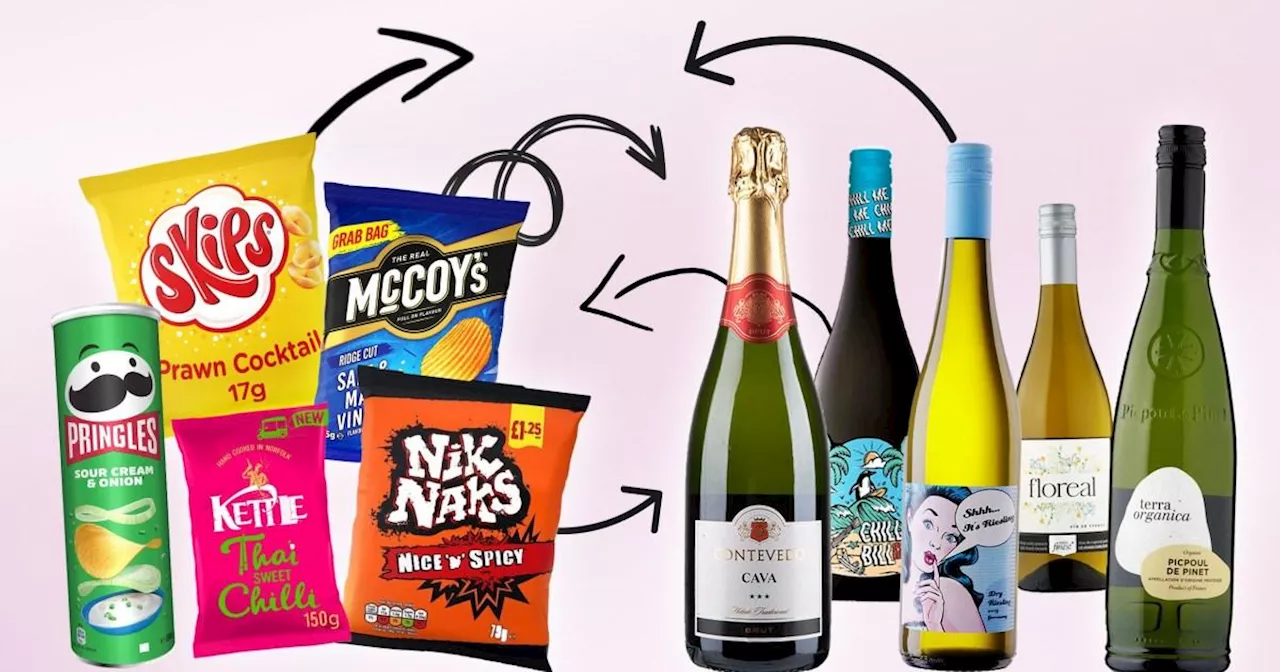 Forget about wine and cheese — pair your drinks with these crisps instead