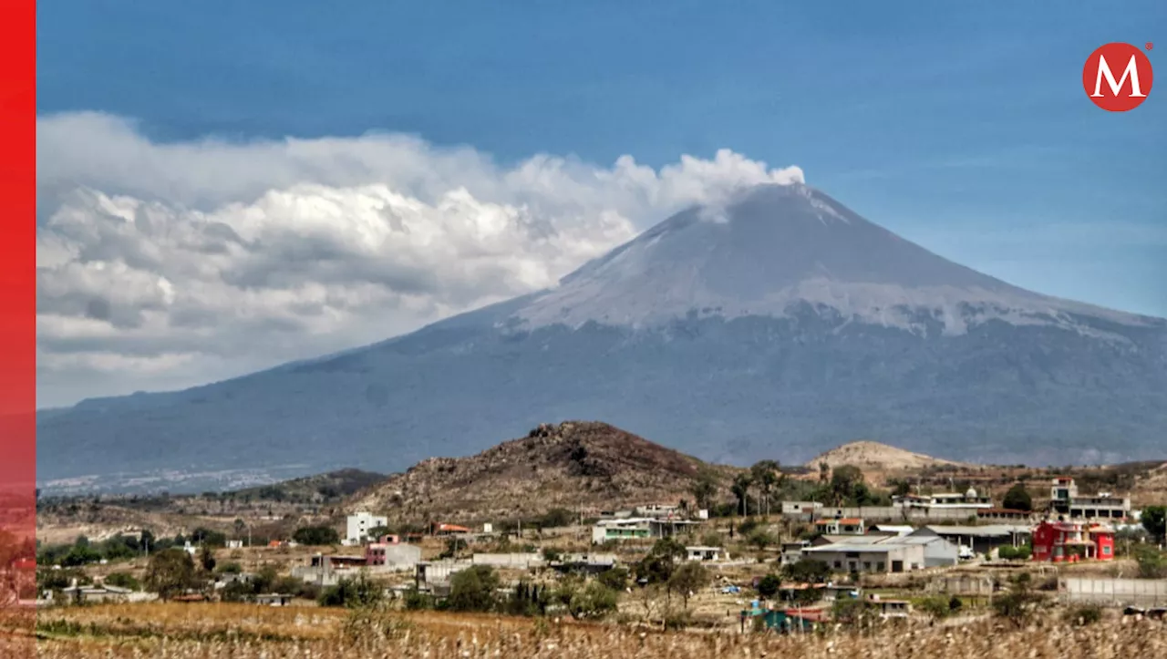 Volcán Popocatépetl HOY: Registra 45 exhalaciones y más de dos horas de tremor