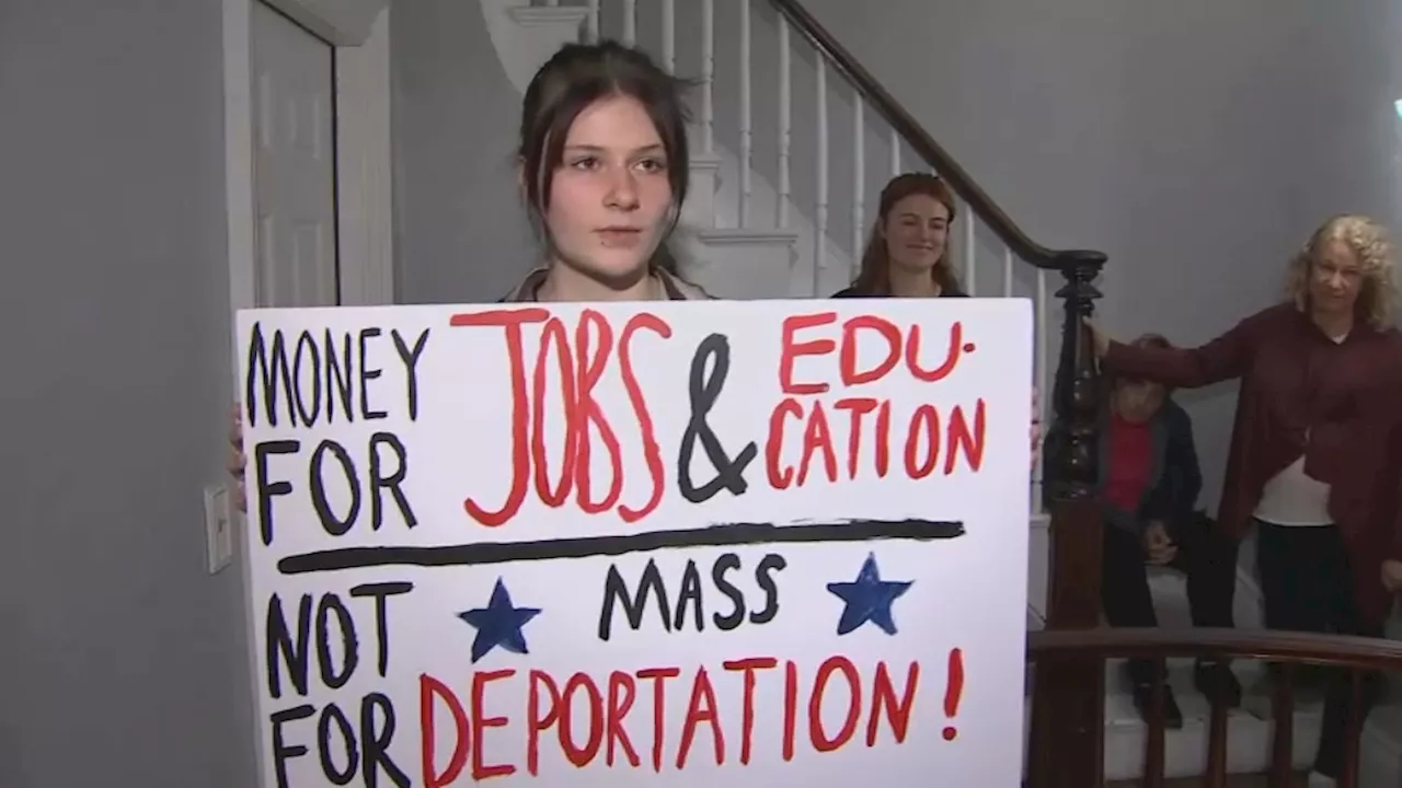 Massachusetts High School Student Protests ICE Presence in Schools