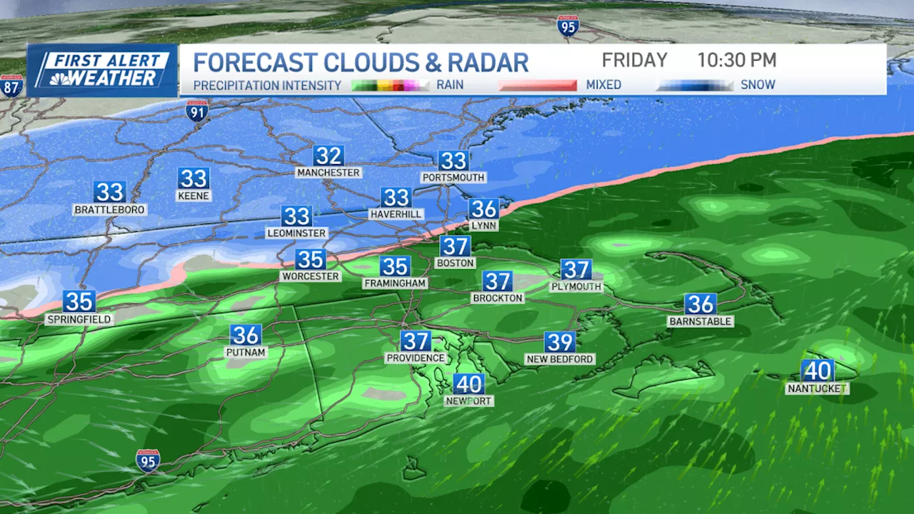 Northeast Braces for Icy Mix and Snow Showers