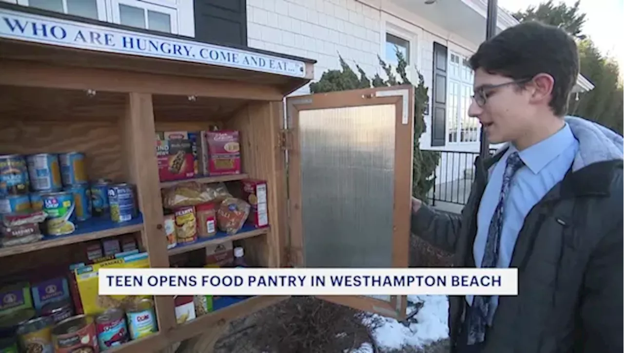 Little Free Pantry Opens in Westhampton Beach