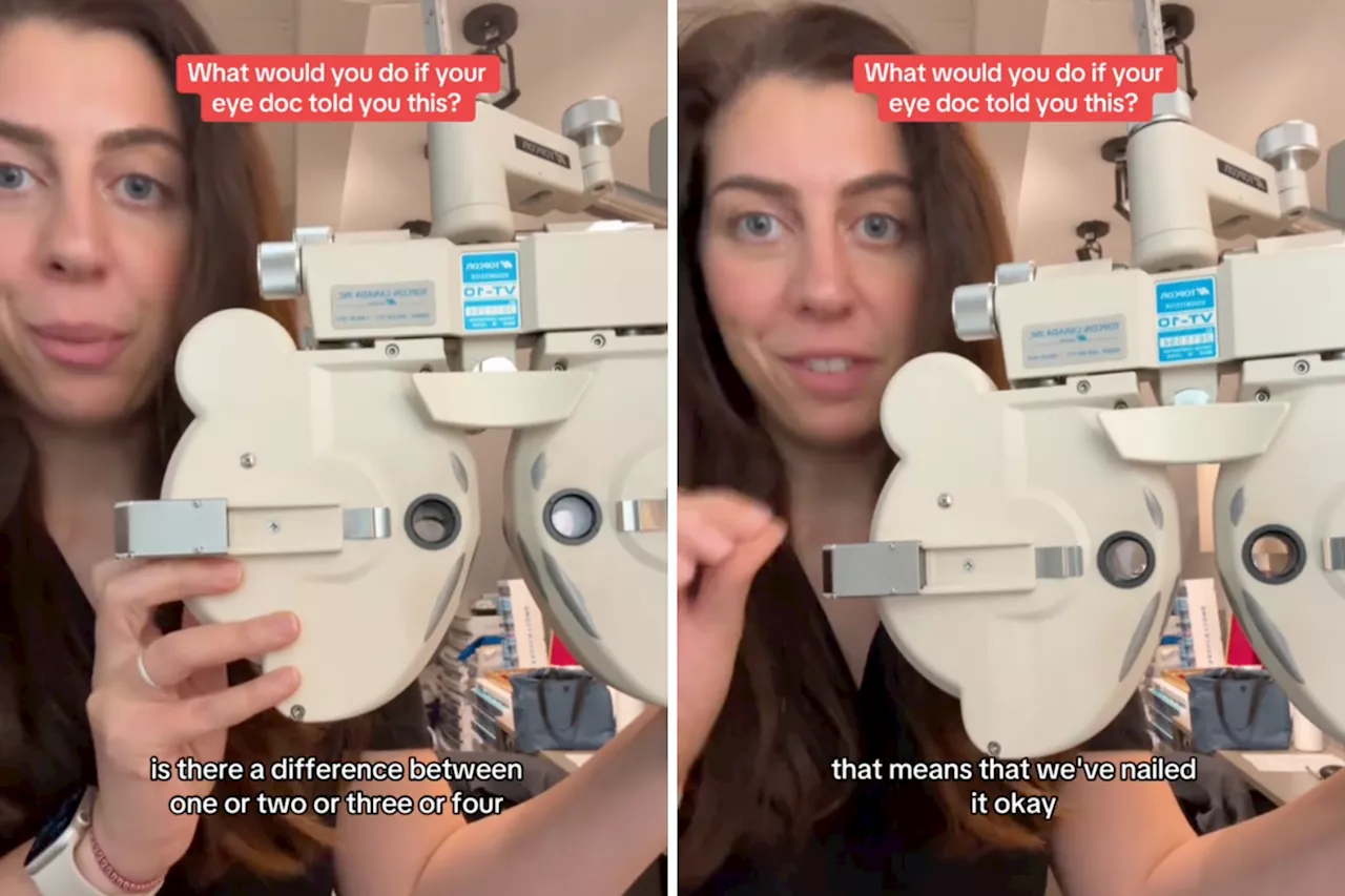 Eye Doctor Explains the 'One or Two' Lens Test on TikTok