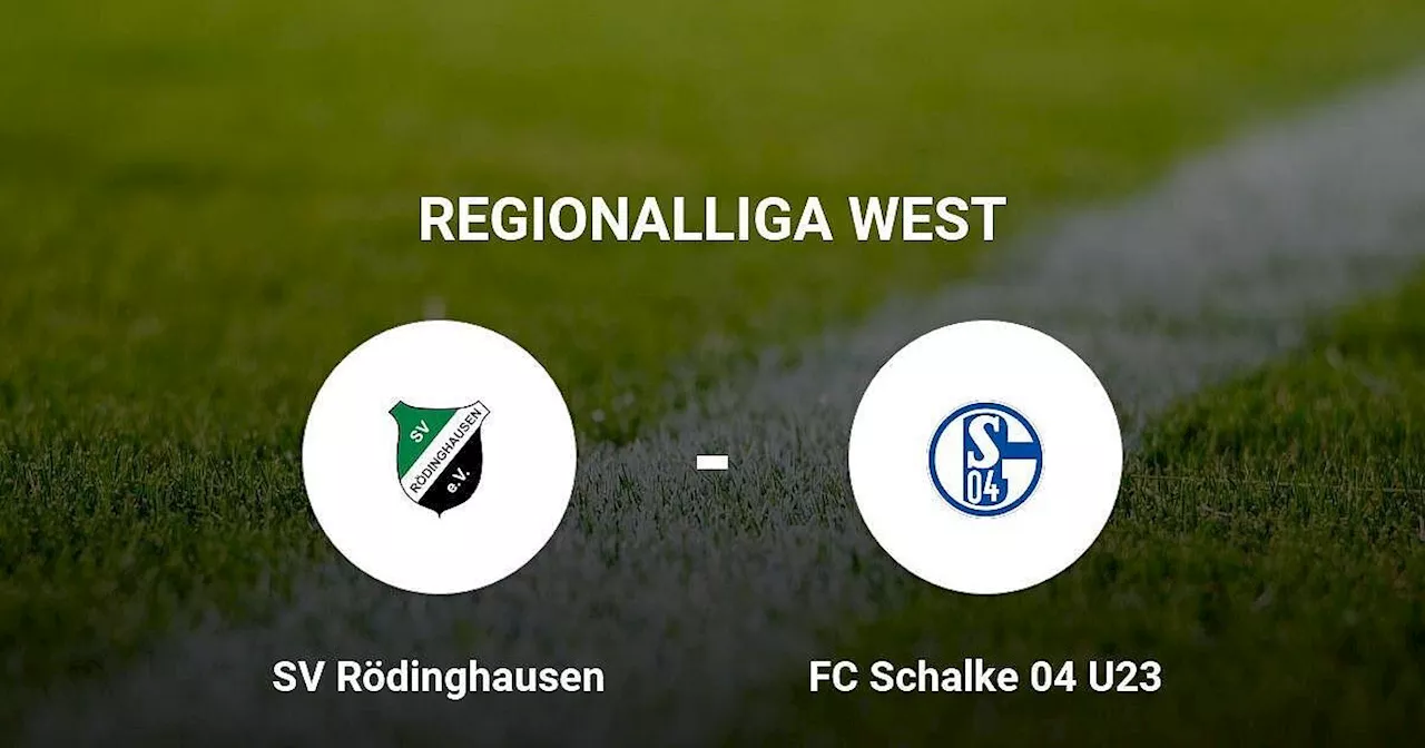 Der SV Rödinghausen gegen das Team der FC Schalke 04 U23