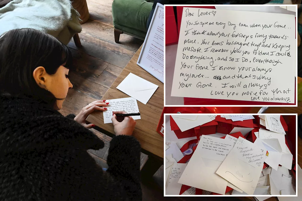  New Yorkers pen hundreds of heartfelt, anonymous love letters ahead of Valentine's Day: 'I'm blown away'