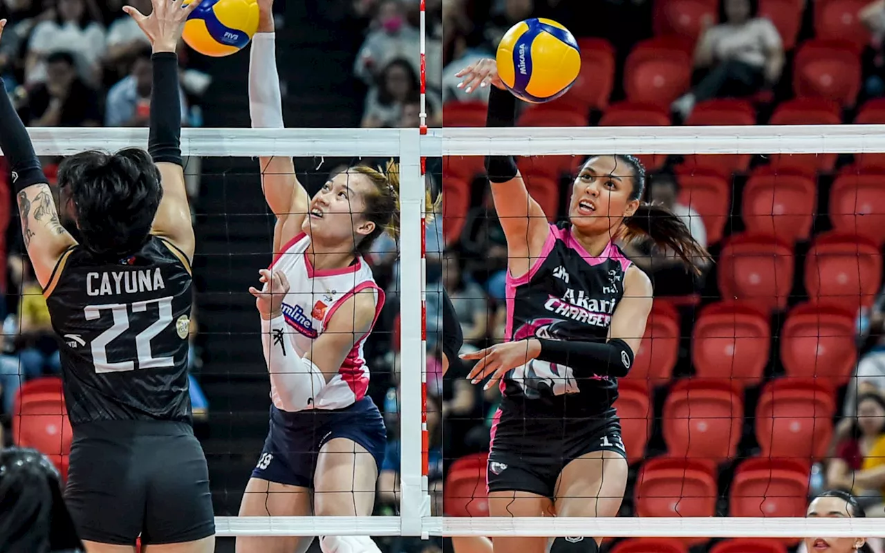 Creamline Escapes Cignal Comeback, Akari Sweeps Capital1 in PVL All-Filipino