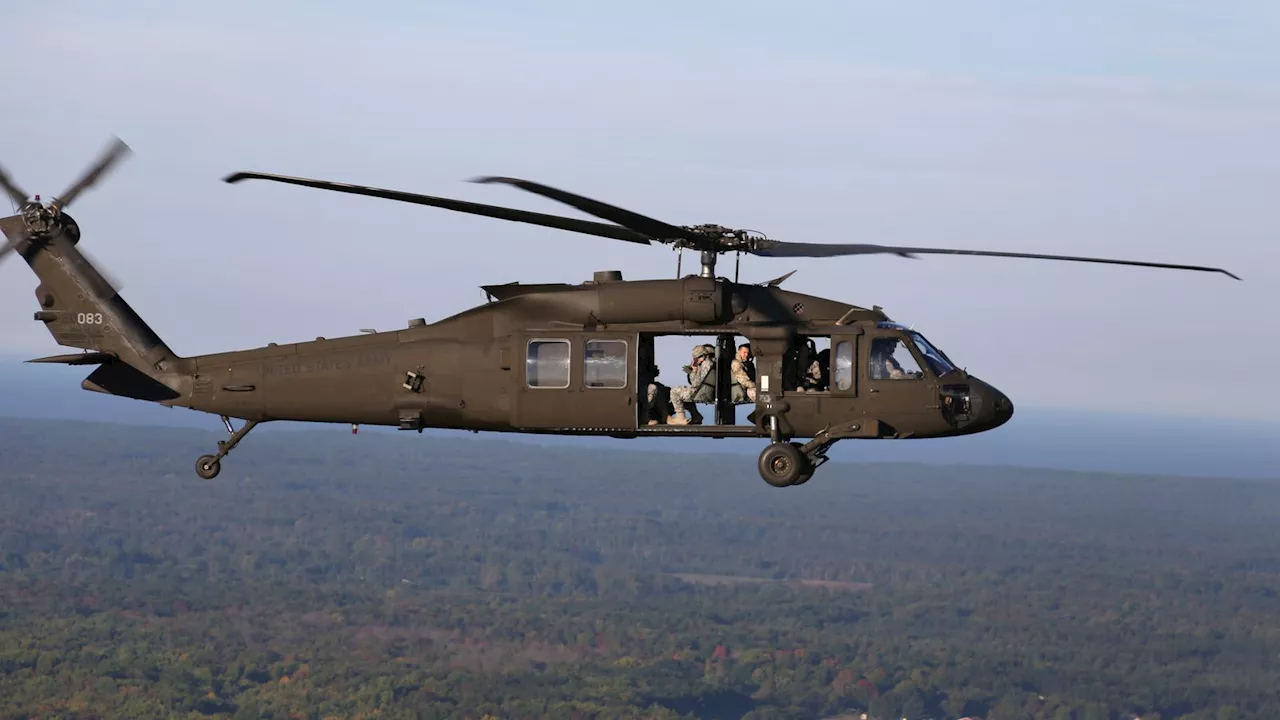 Black Hawk Helicopter Training for US Leader Evacuation Before Deadly Collision