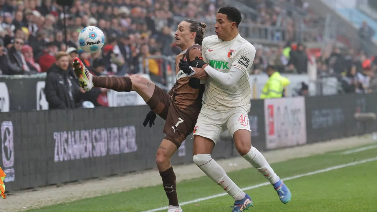 St. Pauli lässt Sieg in Augsburg liegen