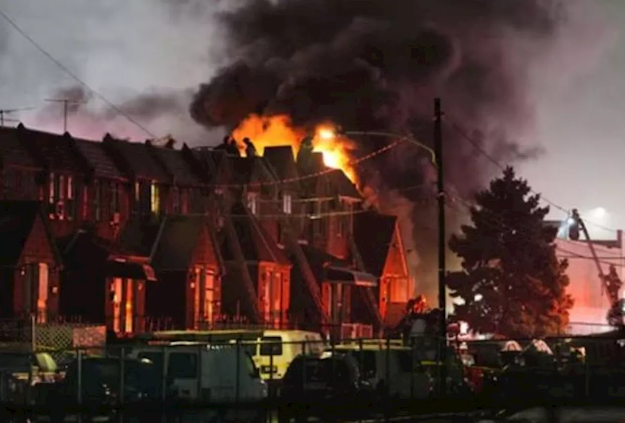 Philadelphia plane crash causes fiery scene with multiple homes ablaze