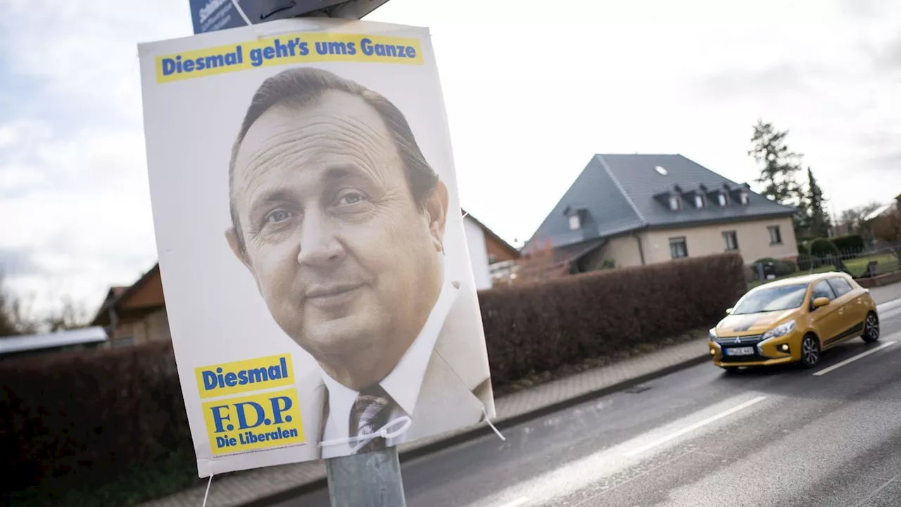 FDP mit Retro-Wahlkampf: Wer hat die Genscher-Plakate geklaut?