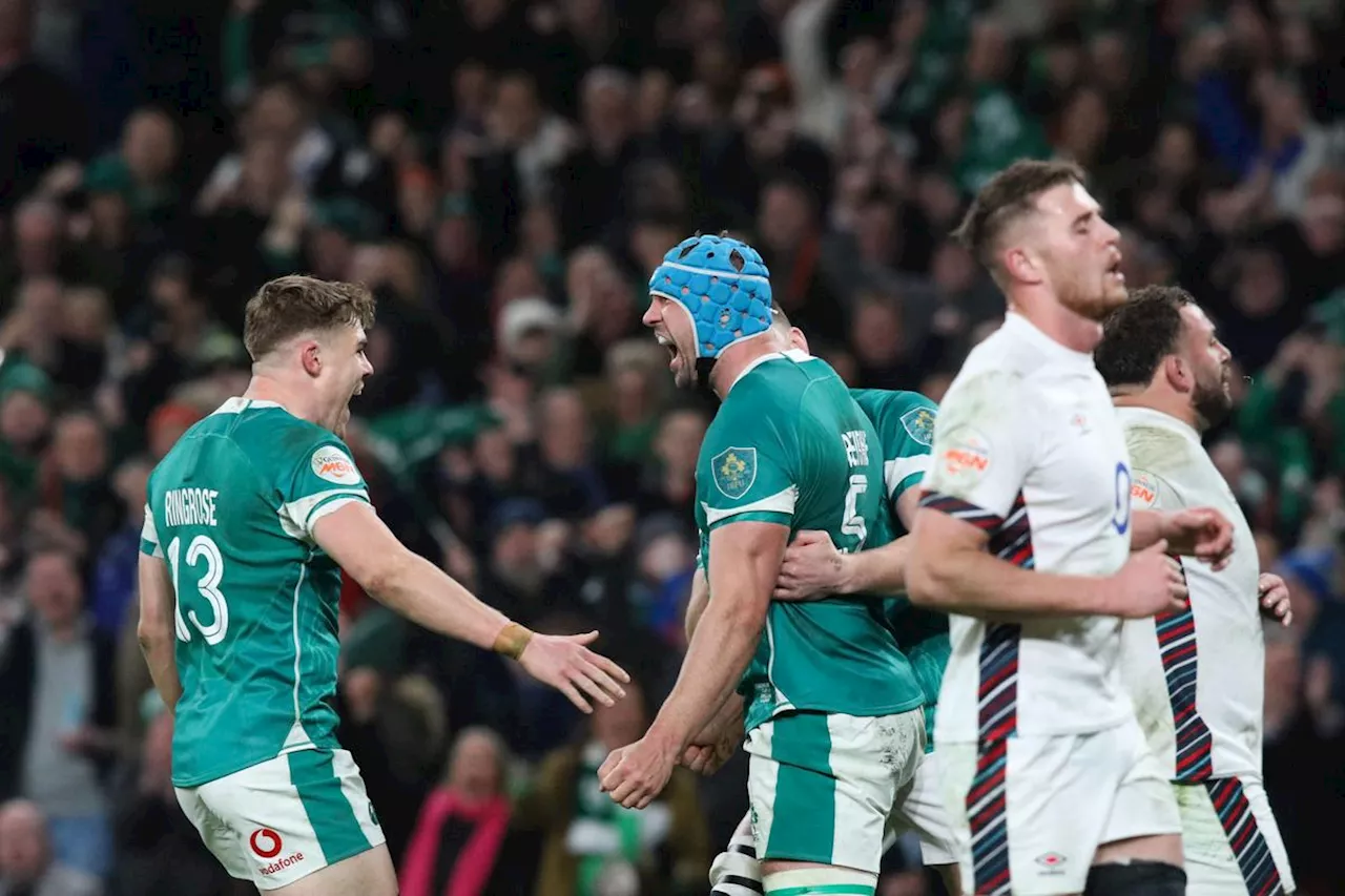 L'Irlande domine l'Angleterre dans un match serré à Dublin