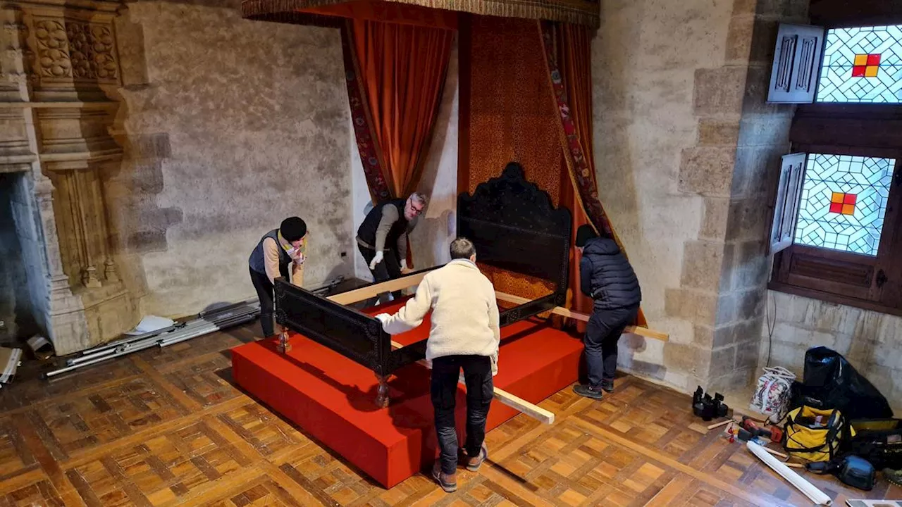 Patrimoine : le Mobilier national redécore des pièces du château de Biron, en Dordogne