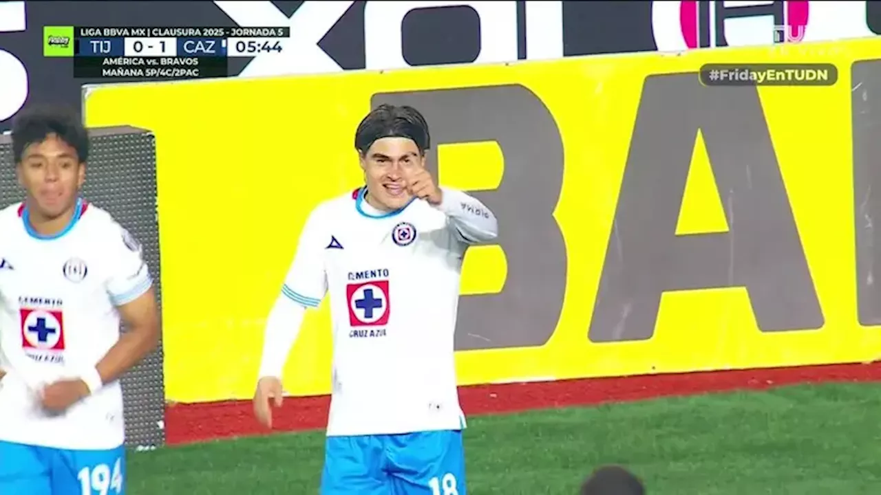 Cruz Azul Venció a Tijuana con Gol de Luka Romero