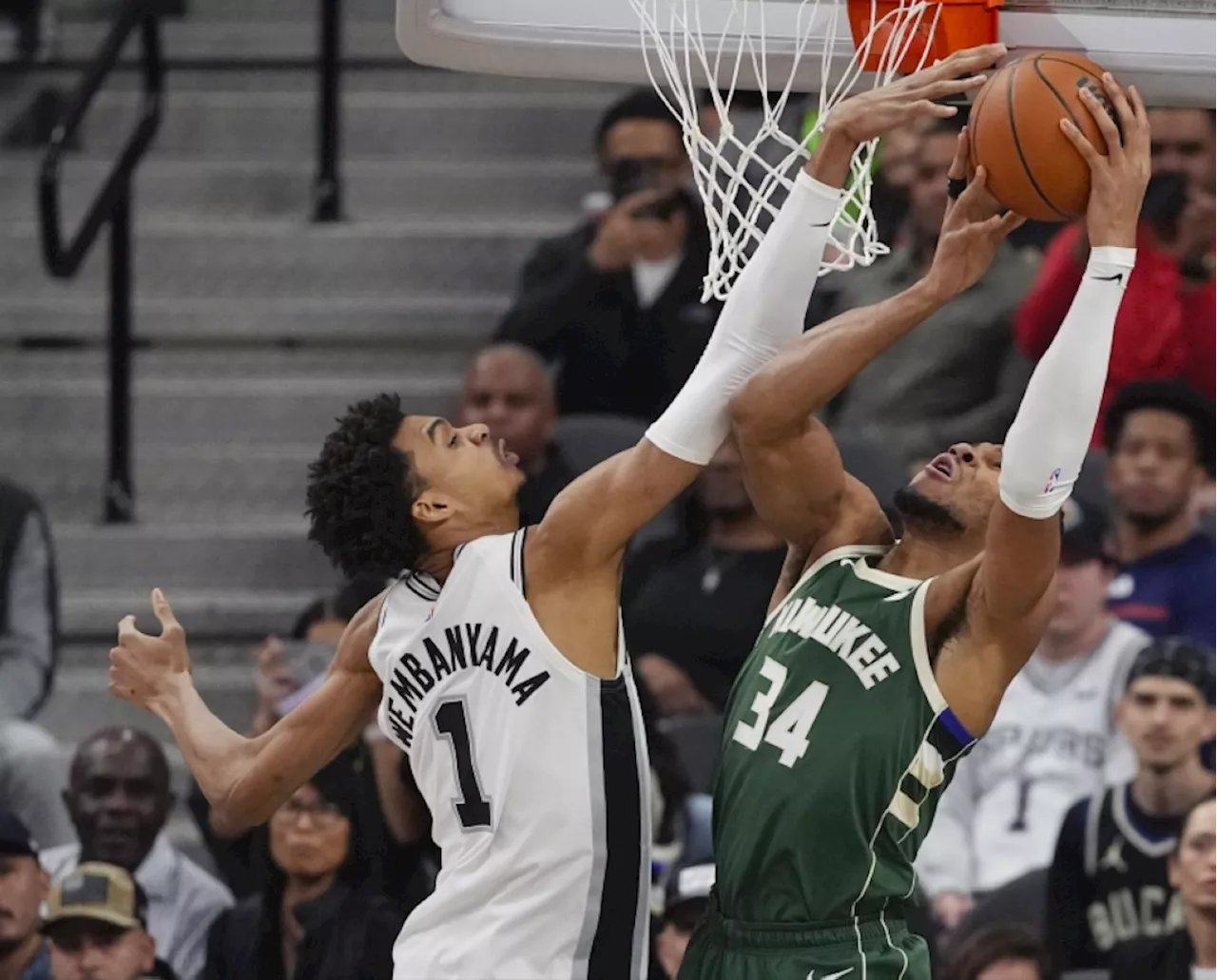 Wemby sizzles as Spurs blast Giannis, Bucks