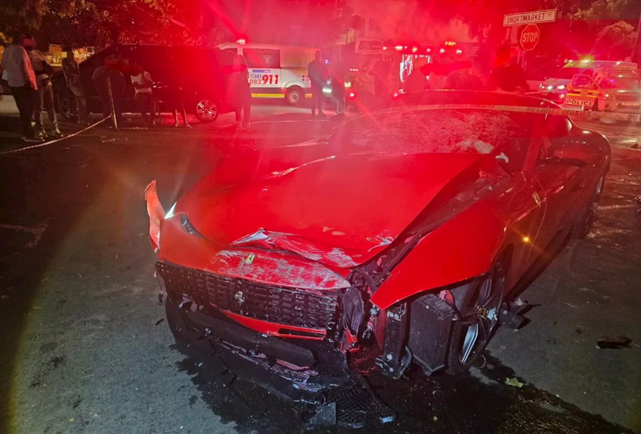 Pedestrian Killed in Ferrari Crash on Cape Town's Buitengracht Street