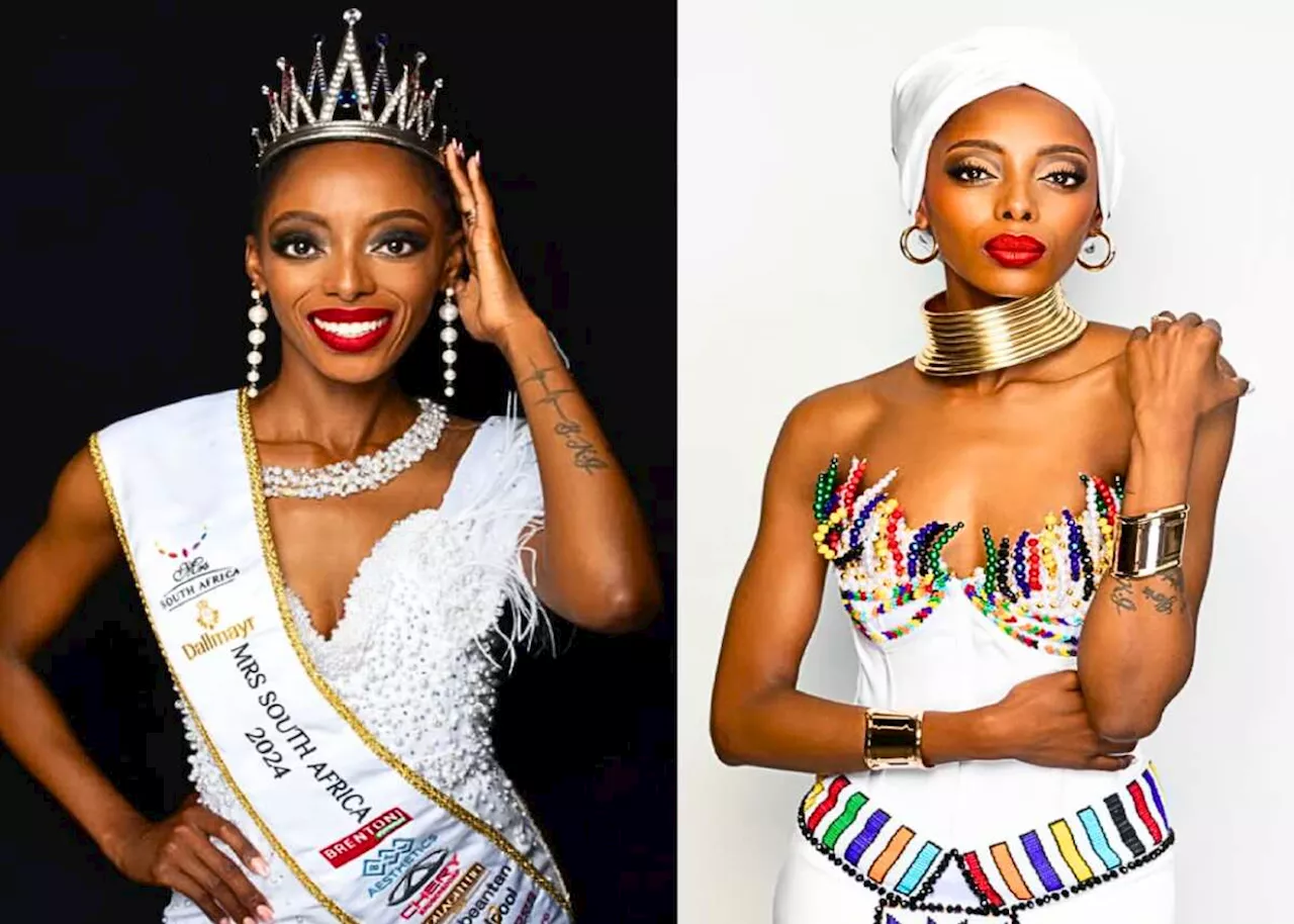 Tshego Gaelae crowned first black Mrs. World