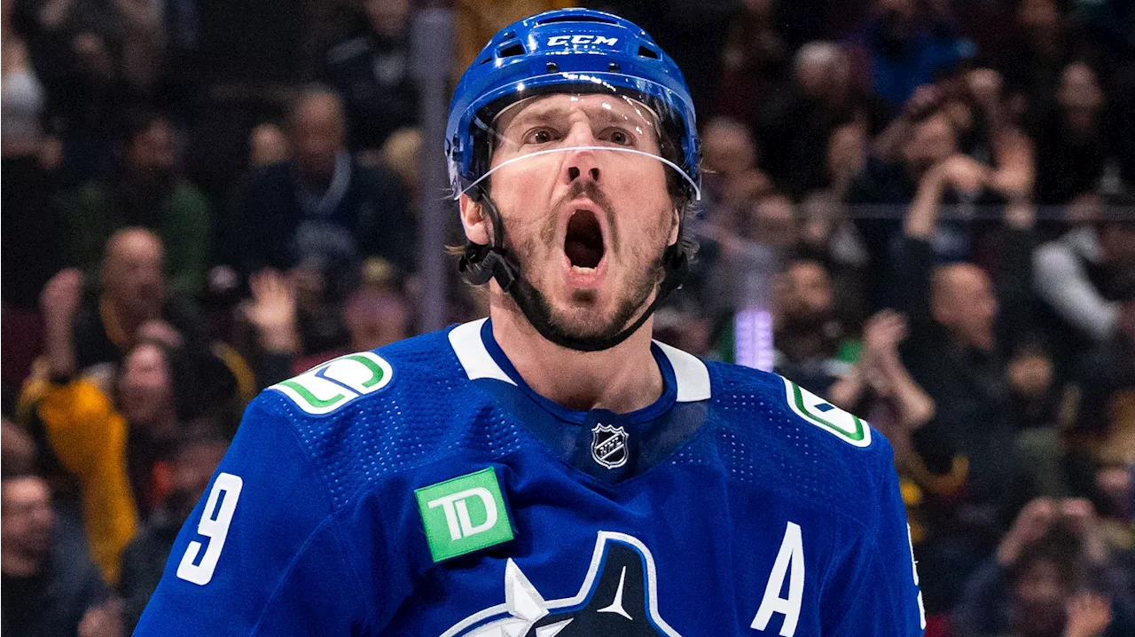 Canucks Trade J.T. Miller to Rangers