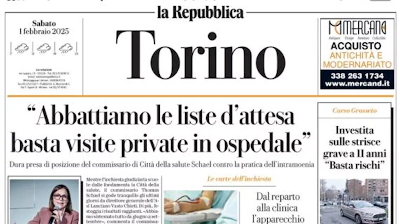 La Repubblica (ed. Torino): 'Il Toro prende il giovane Casadei e cerca punti a Bergamo'