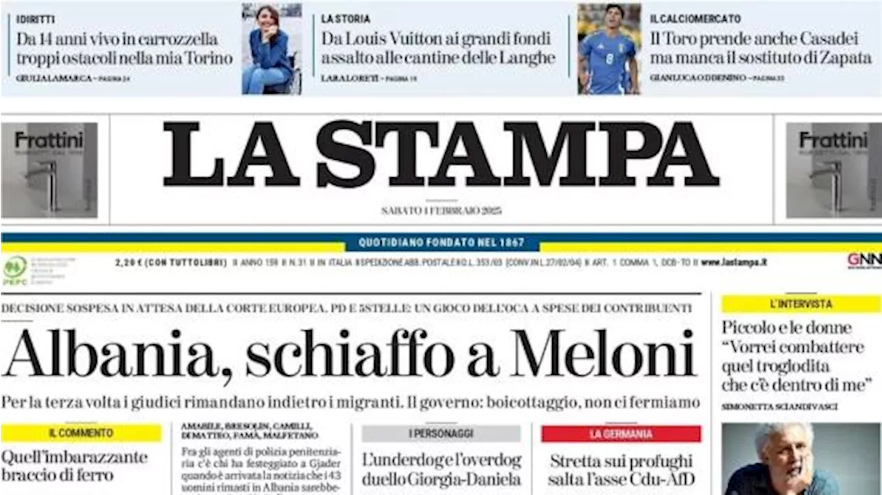 La Stampa: 'Il Torino prende anche Casadei ma manca il sostituto di Zapata'