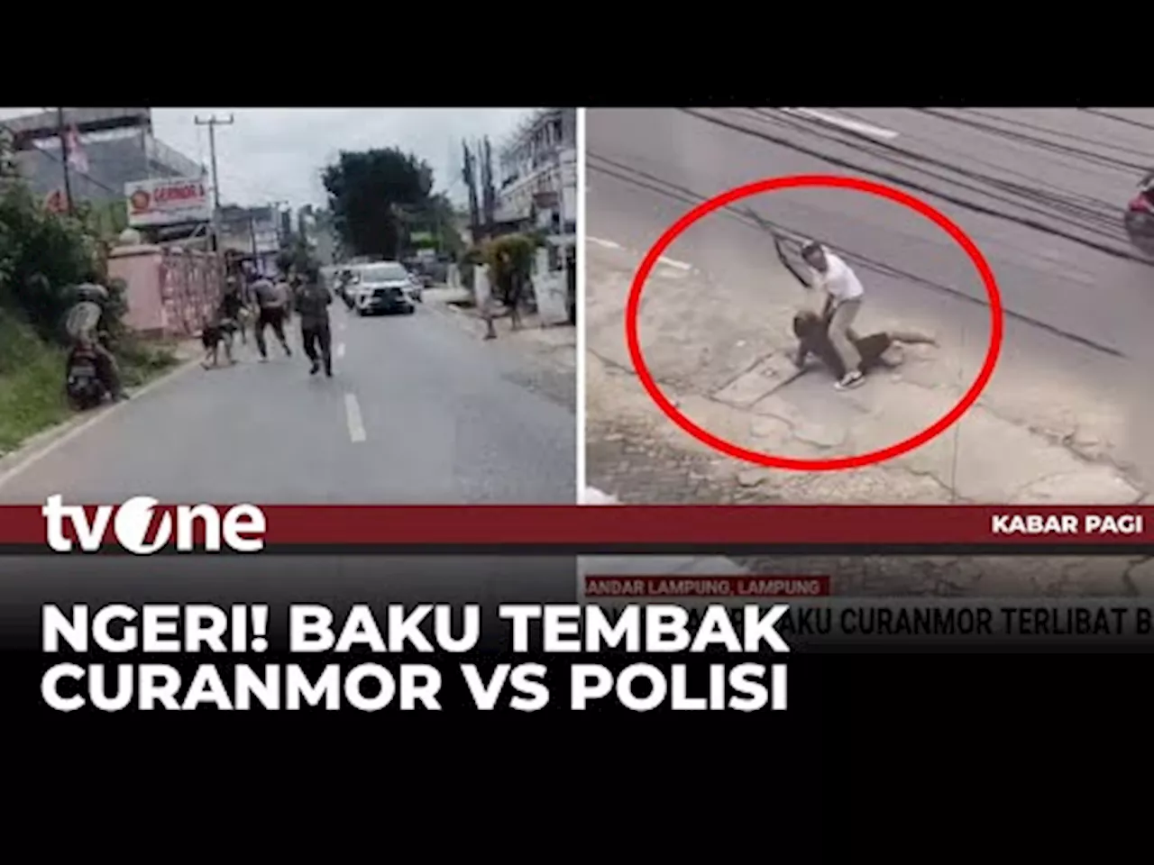 Bak Game GTA, Baku Tembak Polisi vs Pelaku Curanmor