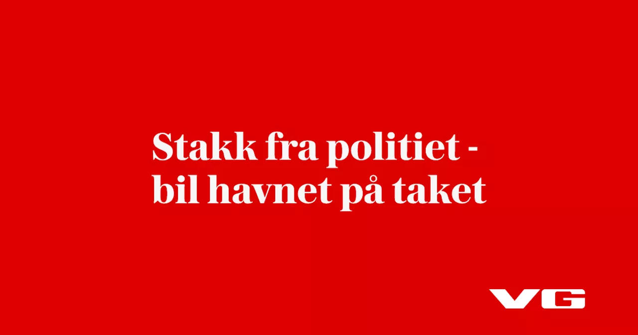 Politipatrulje fikk kjørt av veien stjålet bil