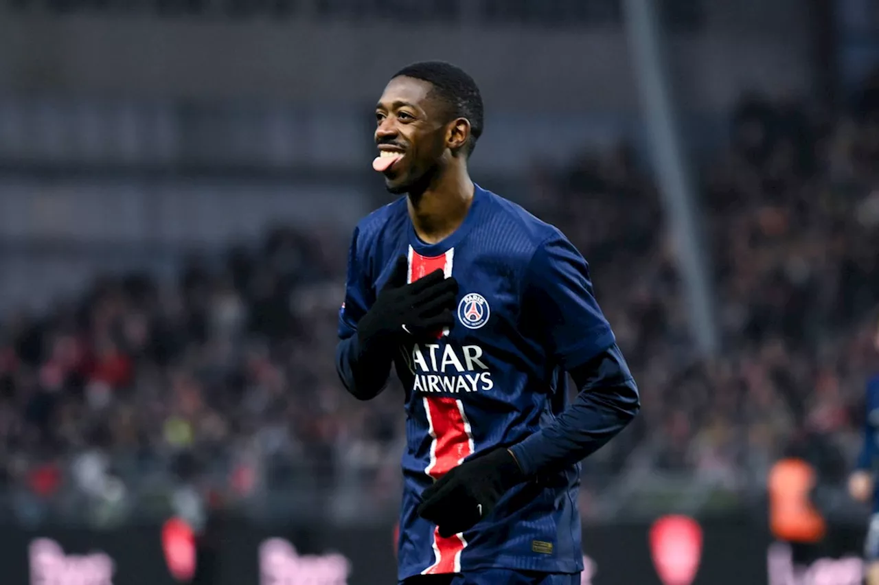 Dembélé scoort opnieuw een hattrick en leidt PSG naar overwinning