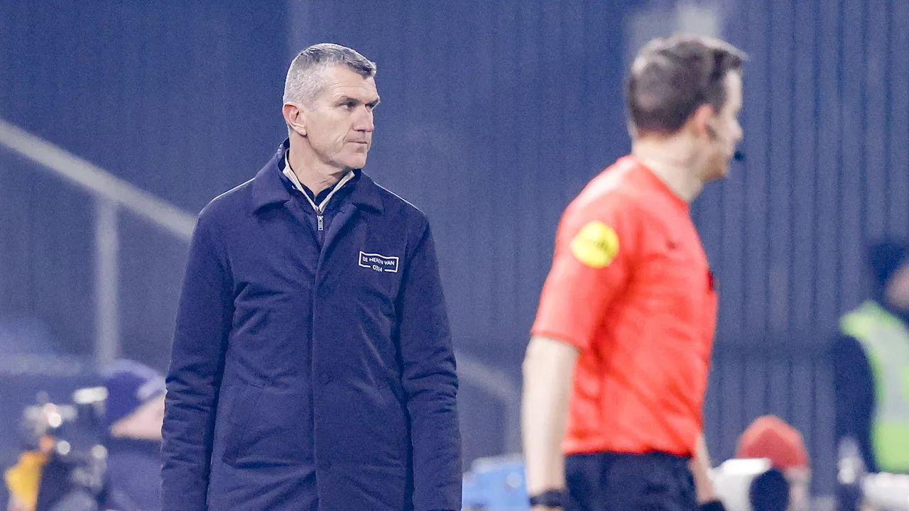 Ophef in de Keuken Kampioen Divisie: jonge trainer gaat tijdens interview Marinus Dijkhuizen de confrontatie aan