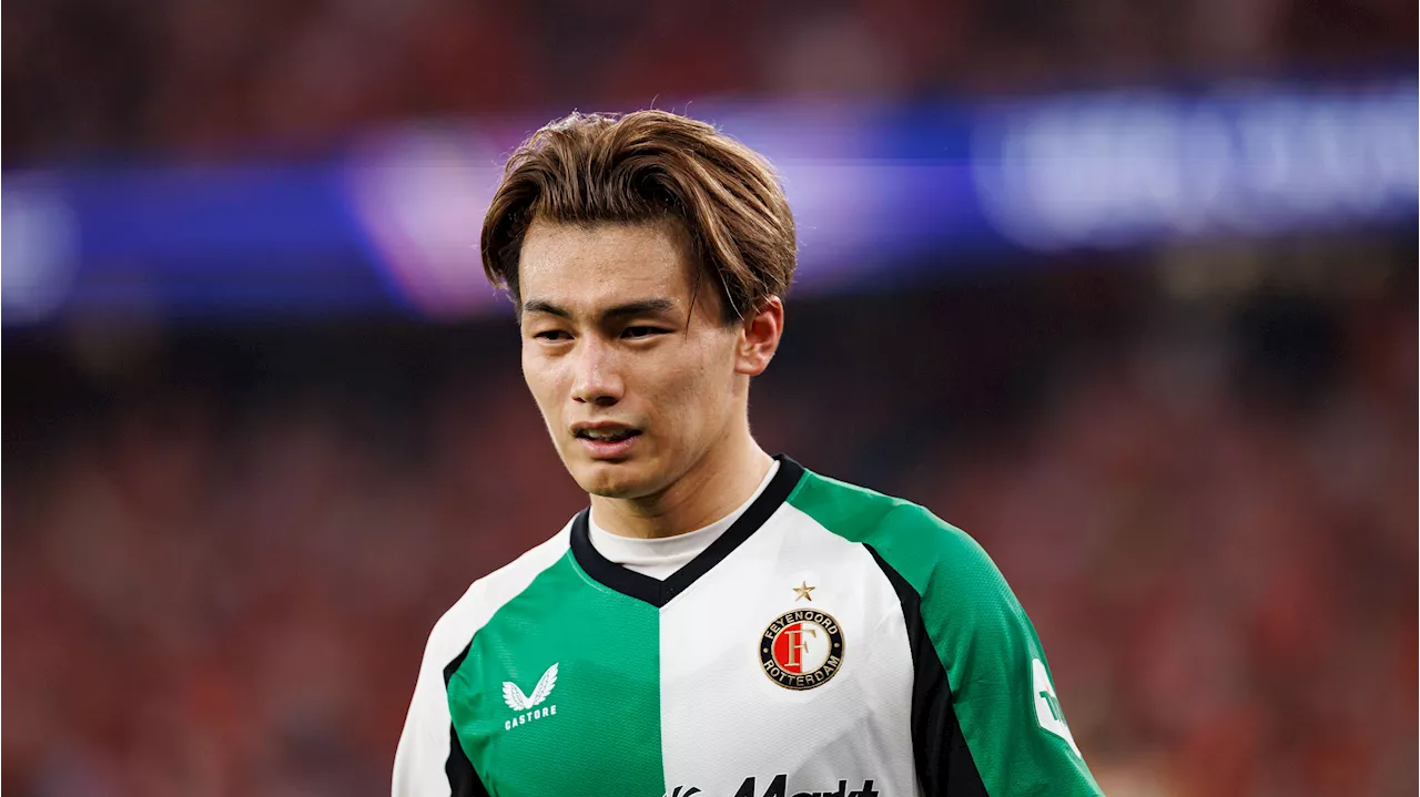 Vermoedelijke opstelling Feyenoord: Ayase Ueda vervangt vertrekkende Santiago Gimenez